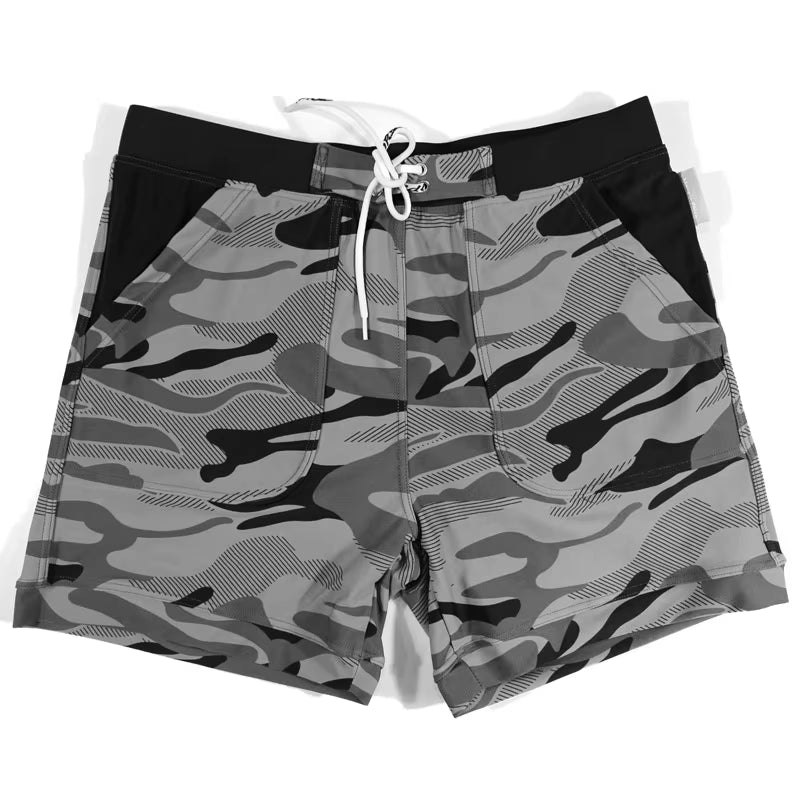 Brand Sexy Men'S Swimwear Swimsuits Man plus Big Size XXL Camouflage Basic Swimming Beach Long Board Shorts Boxer Men