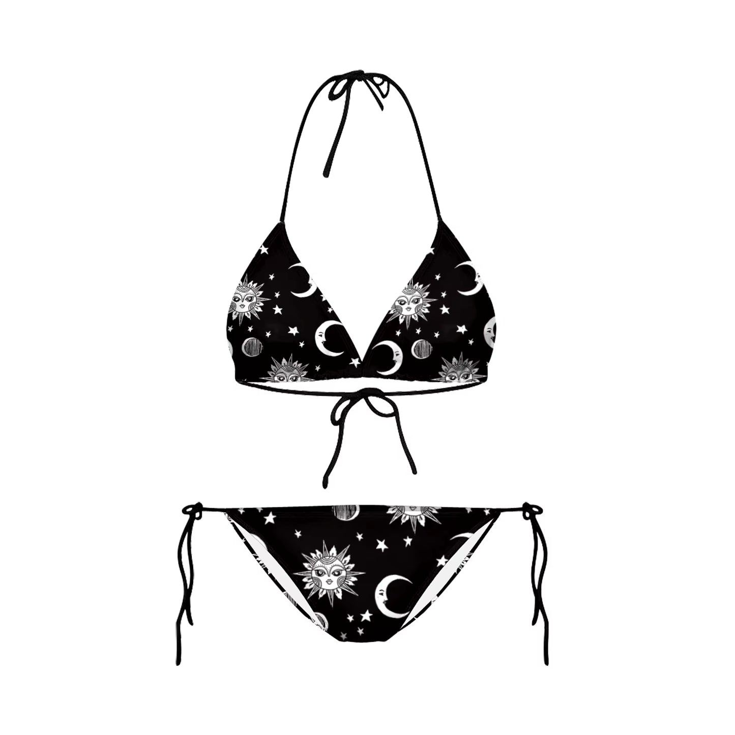 Bikini 2025 Plavky Mujer Sexy Set Swimsuit Biquini Skull Printed Women Bra Swimwear Green Bathing Suit Bikinis Y03002