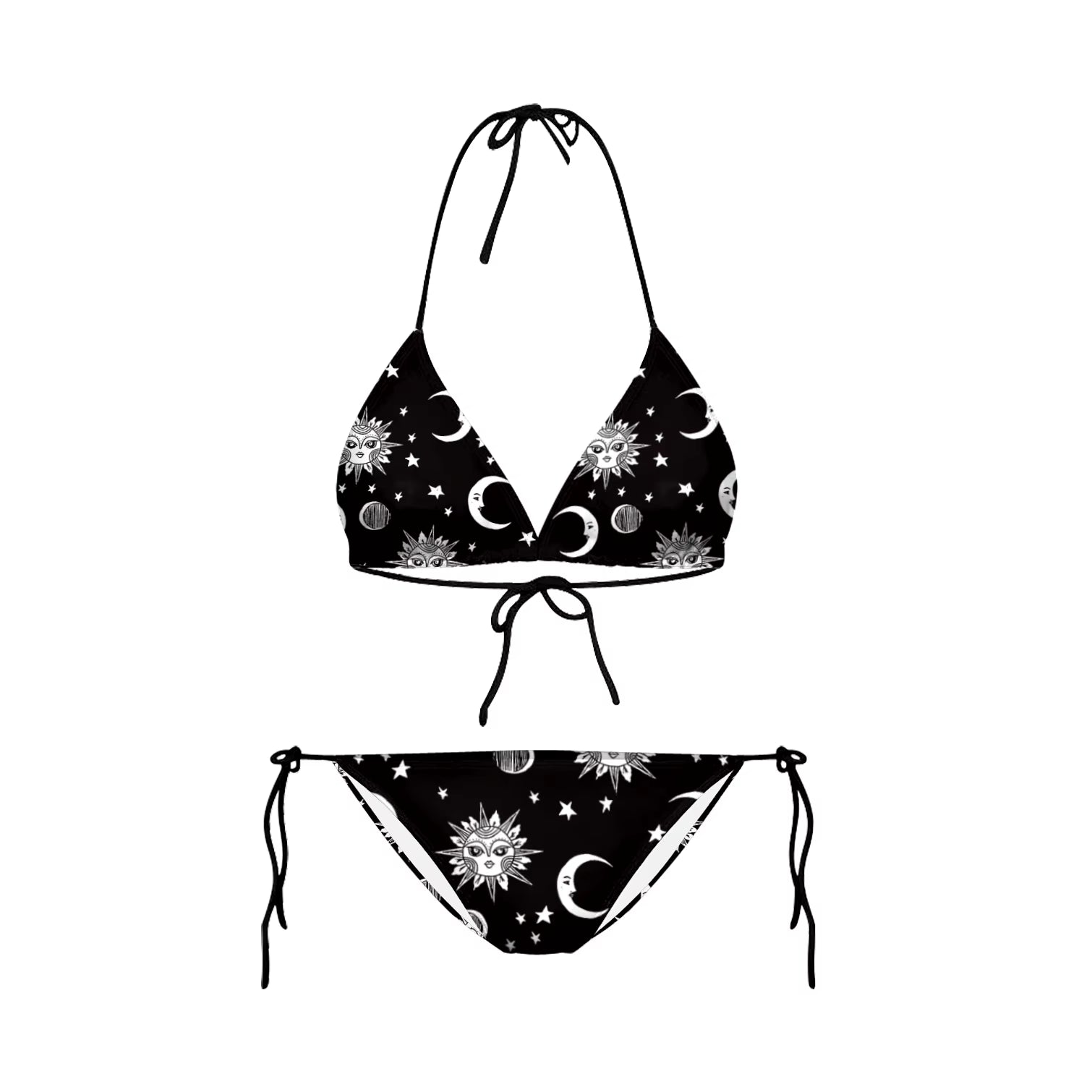 Bikini 2025 Plavky Mujer Sexy Set Swimsuit Biquini Skull Printed Women Bra Swimwear Green Bathing Suit Bikinis Y03002