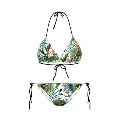 Bikini 2025 Plavky Mujer Sexy Set Swimsuit Biquini Skull Printed Women Bra Swimwear Green Bathing Suit Bikinis Y03002