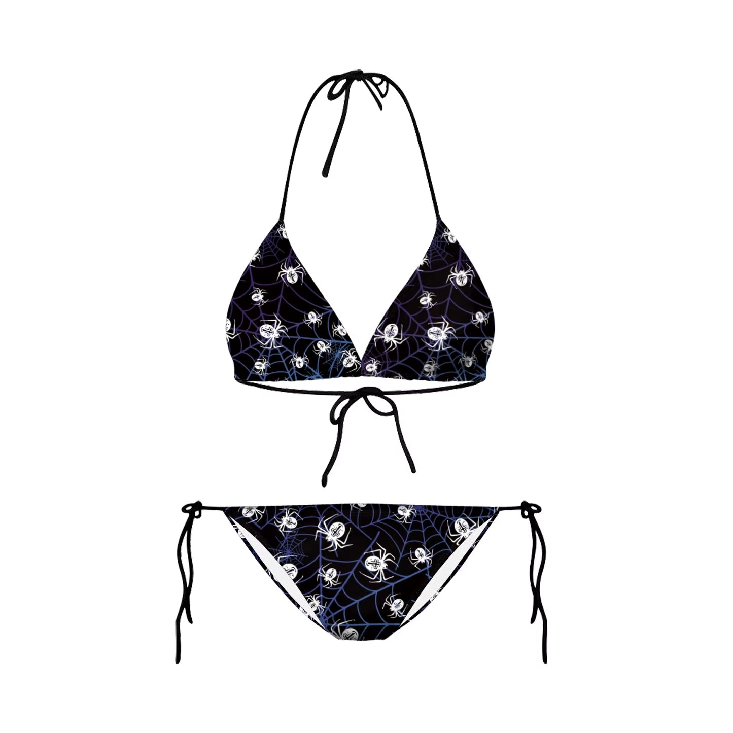 Bikini 2025 Plavky Mujer Sexy Set Swimsuit Biquini Skull Printed Women Bra Swimwear Green Bathing Suit Bikinis Y03002