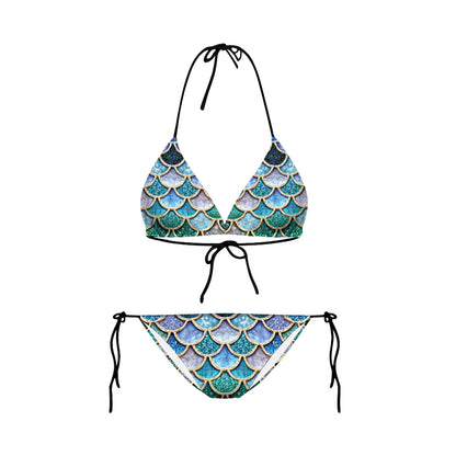 Bikini 2025 Plavky Mujer Sexy Set Swimsuit Biquini Skull Printed Women Bra Swimwear Green Bathing Suit Bikinis Y03002
